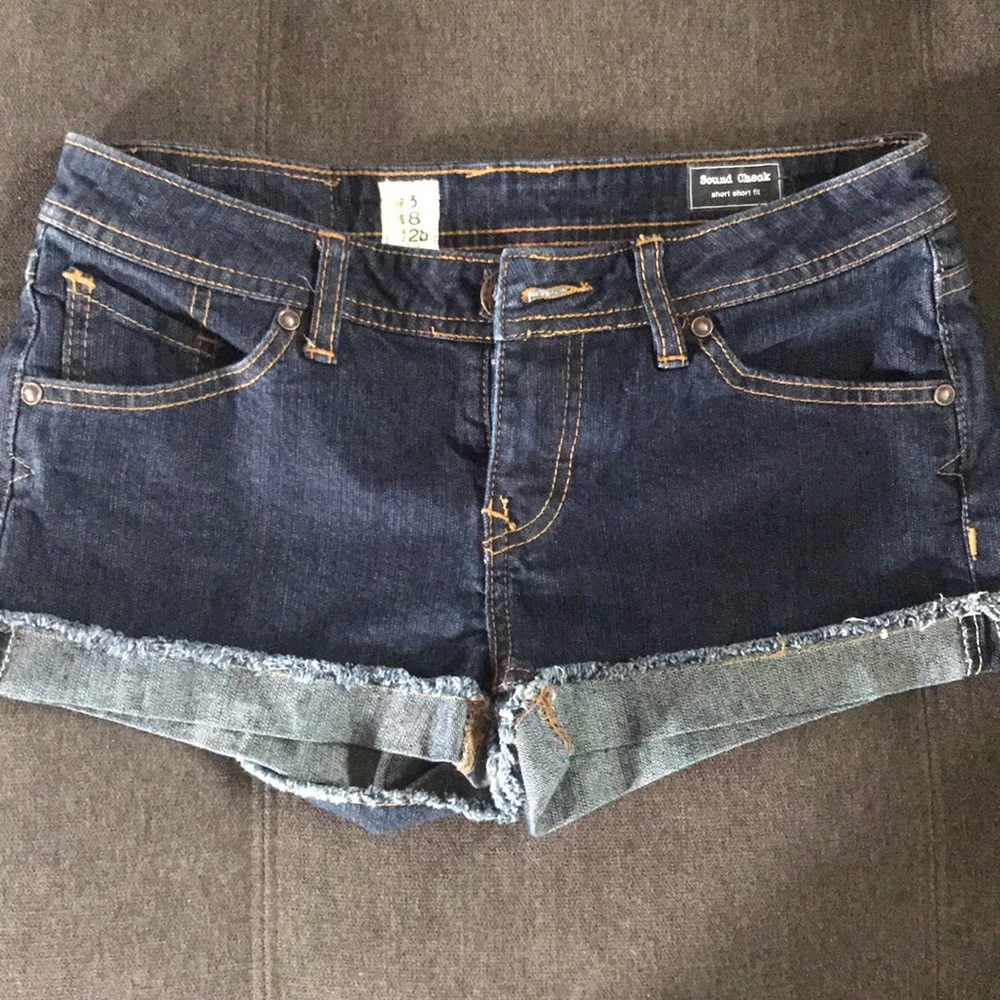Sound Check denim shorts